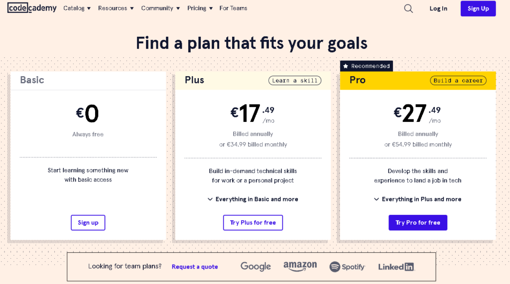 Is Codecademy Pro Worth It? Codecademy Pro Pricing Plans