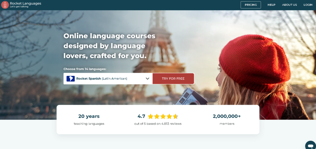 Best Apps to Learn French: Rocket Languages