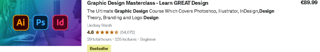 Best Udemy Courses: Graphic Design Masterclass - Learn Great Design