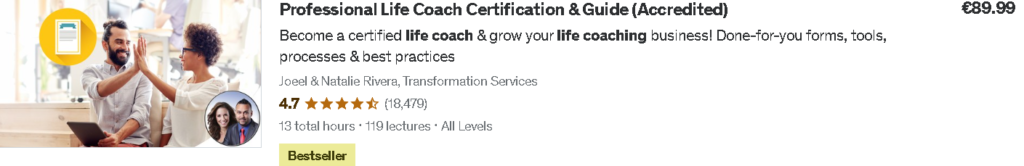 Best Udemy Courses: Professional Life Coach Certification & Guide 