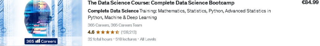 Best Udemy Courses: The Data Science Course