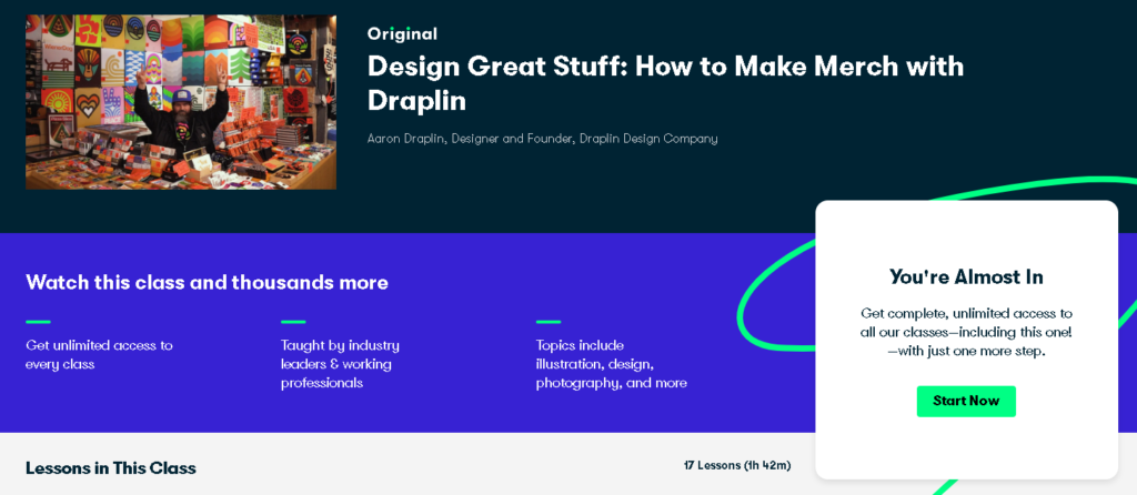 Best Skillshare Classes & Courses: Aaron Draplin Teaches "Design Great Stuff: How to Make Merch with Draplin" 