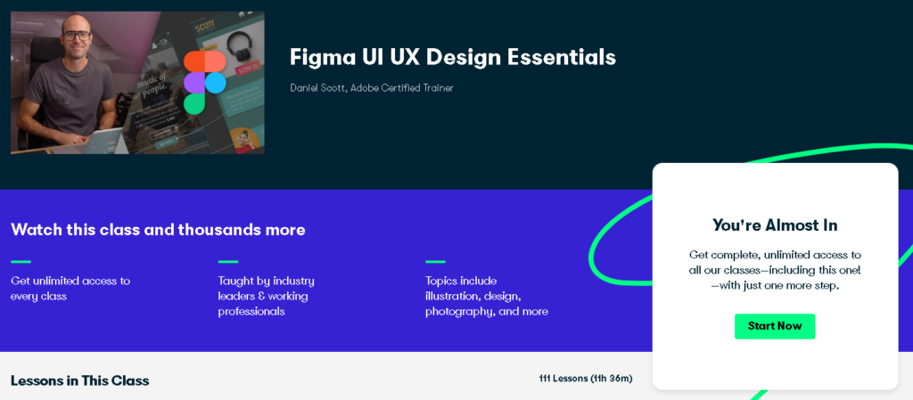 Best Skillshare Classes & Courses: Daniel Scott Teaches "Figma UI UX Design Essentials"