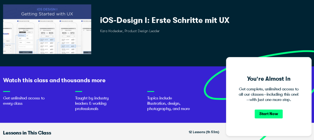 Best Skillshare Classes & Courses: Kara Hodecker Teaches  "iOS-Design I: Getting Started with UX" 