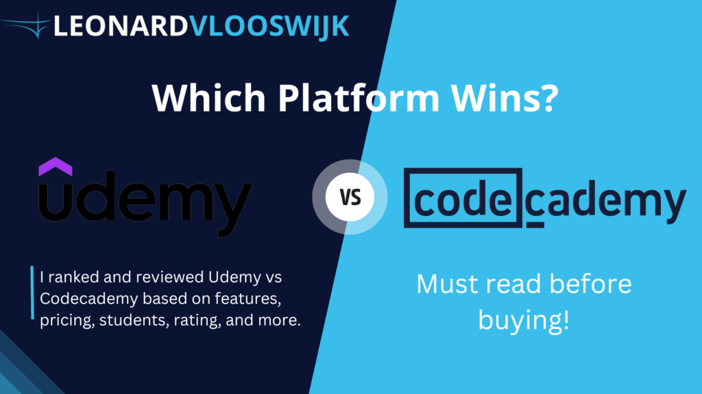 Udemy vs Codecademy - Which Platform Wins The Battle Of Learning?