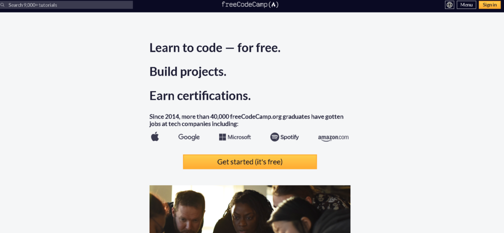 Codecademy vs freeCodeCamp: About freeCodeCamp