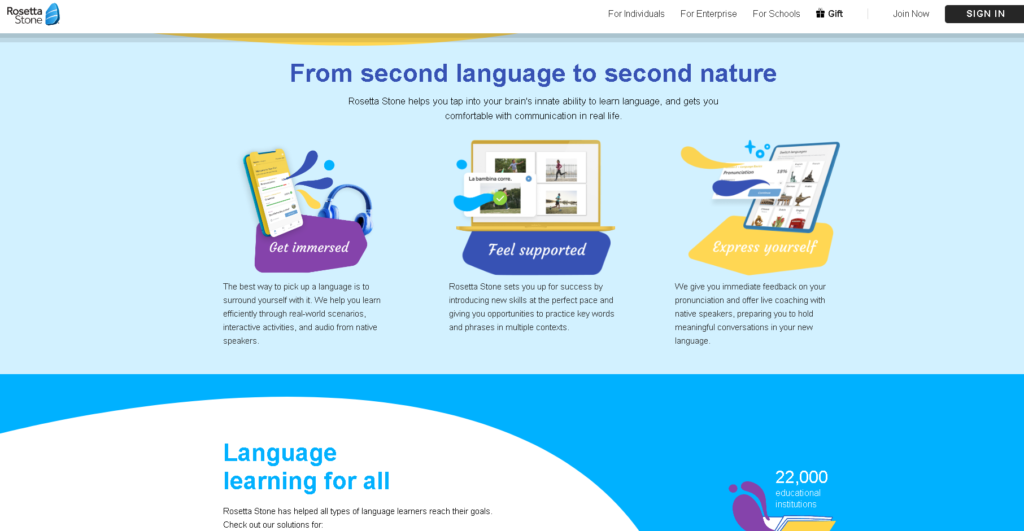 Best Apps for Learning Spanish: Rosetta Stone