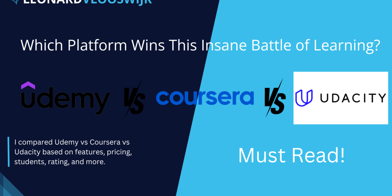 Udemy vs Coursera vs Udacity Comparison - Which Platform Wins?