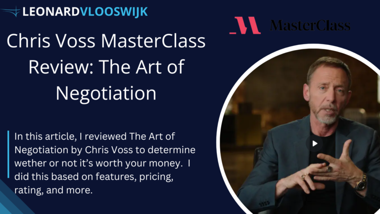 Chris Voss MasterClass Review - The Art of Negotiation